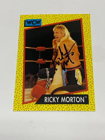 Ricky Morton 1991 WCW SIGNED Card #99