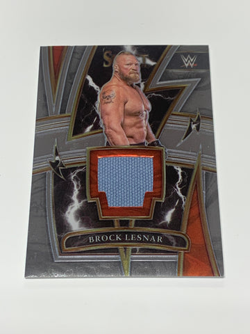 Brock Lesnar WWE 2022 Panini Select Event Used Relic Card #SP-BLS