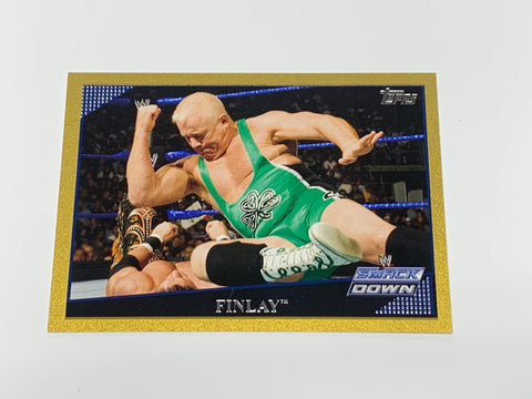 Finlay 2009 WWE Topps GOLD Parallel Card #’ed 482/500