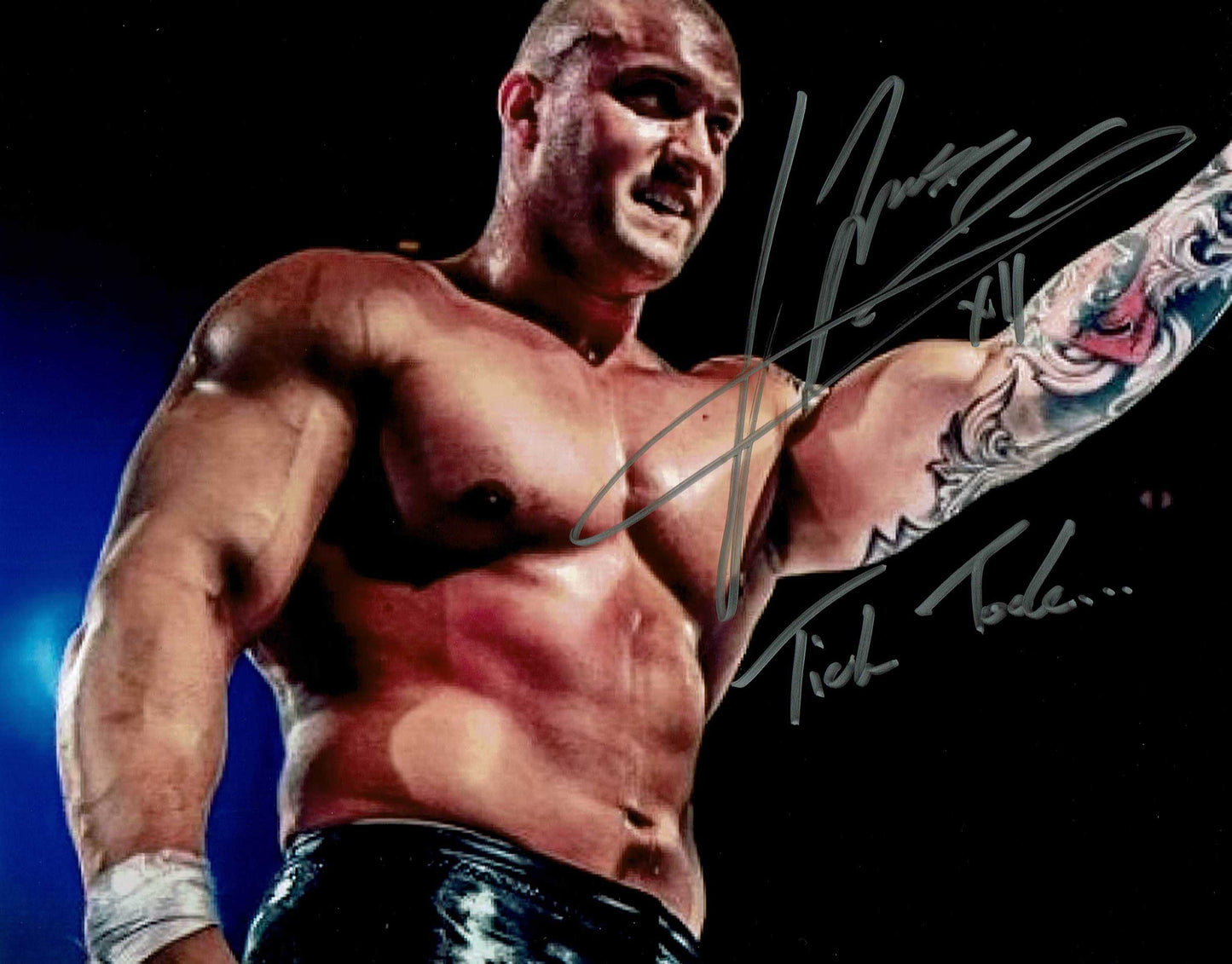 Karrion Killer Kross Pose 1 Inscribed Signed Photo COA