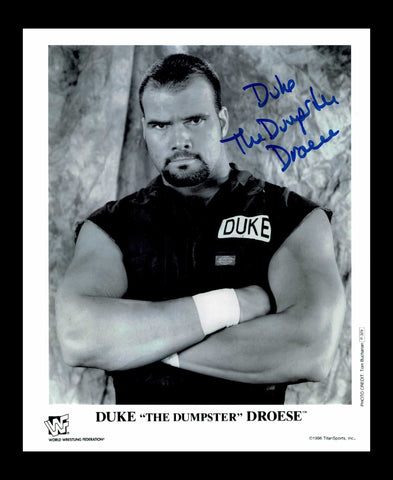 Duke The Dumpster Droese Pose 2 Signed Photo