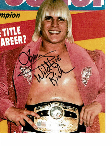 Tommy Rich Signed Photo Pose 3 COA