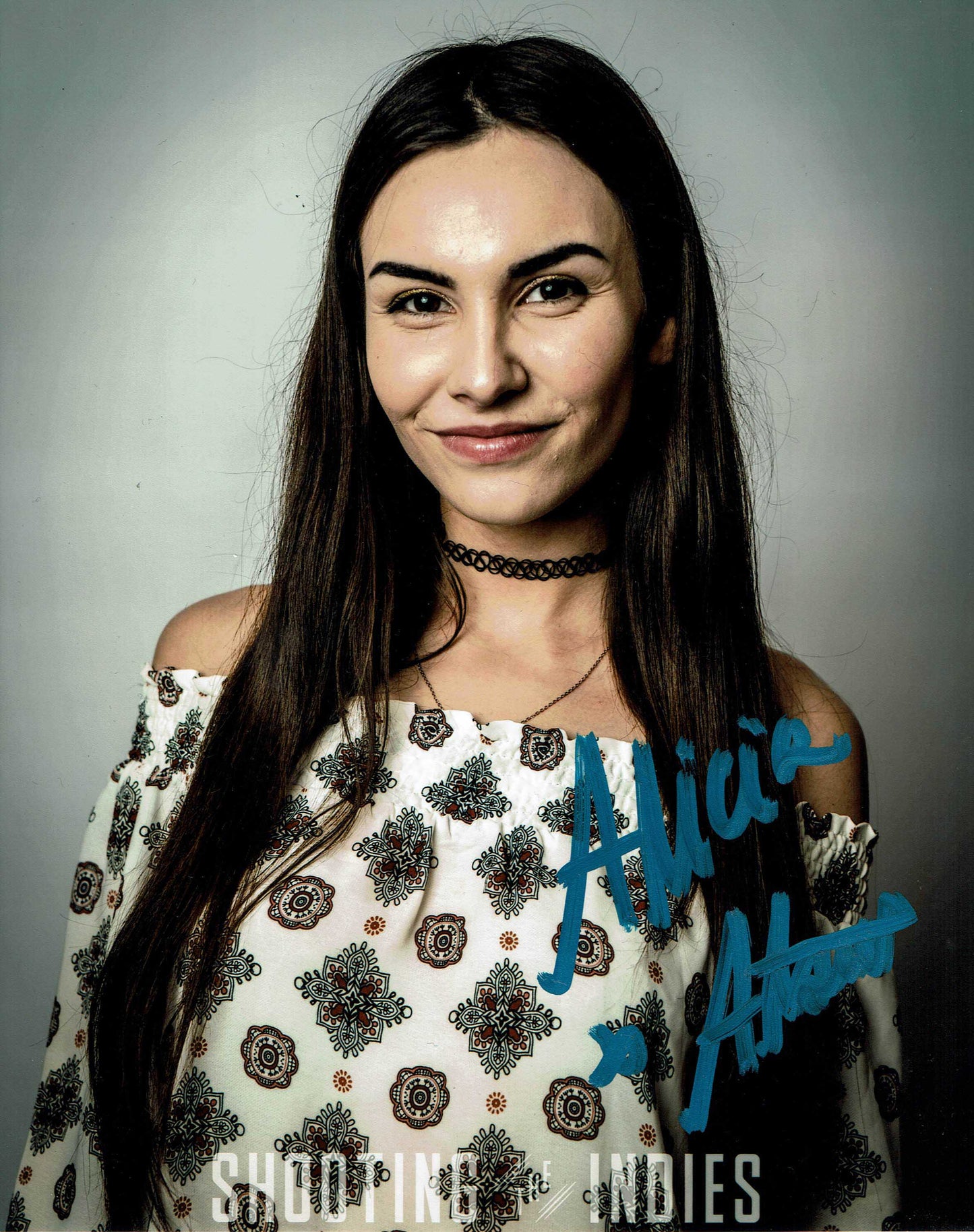Alicia Atout Pose 1 Signed Photo