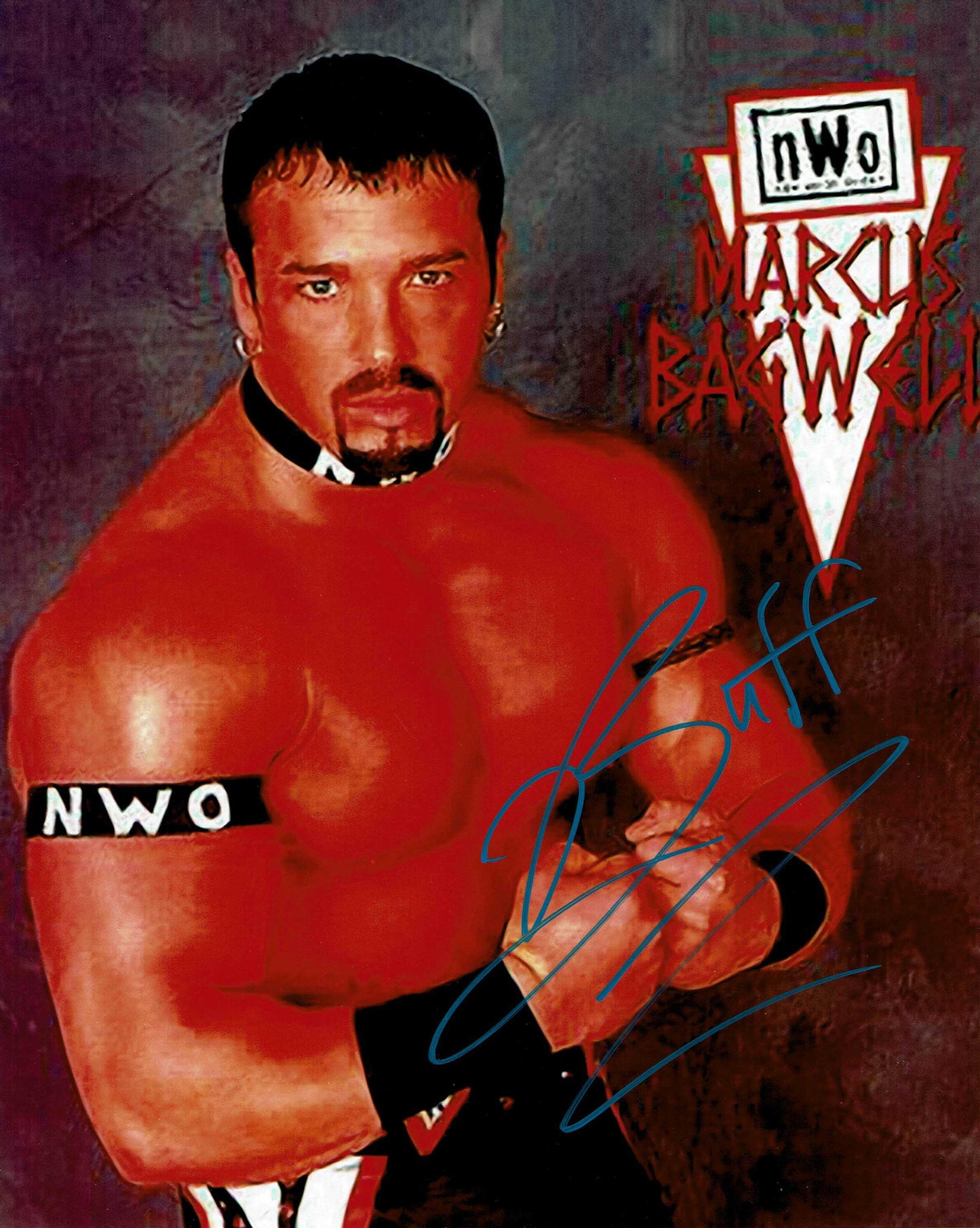 Buff Bagwell Pose 1 NWO Signed Photo COA