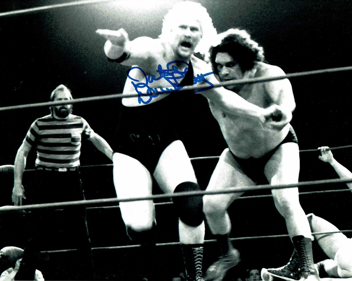 David Schultz Inscribed "Doctor D" Pose 1 Signed Photo COA