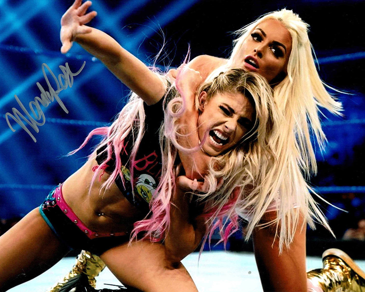 Mandy Rose Pose 2 Signed Photo COA