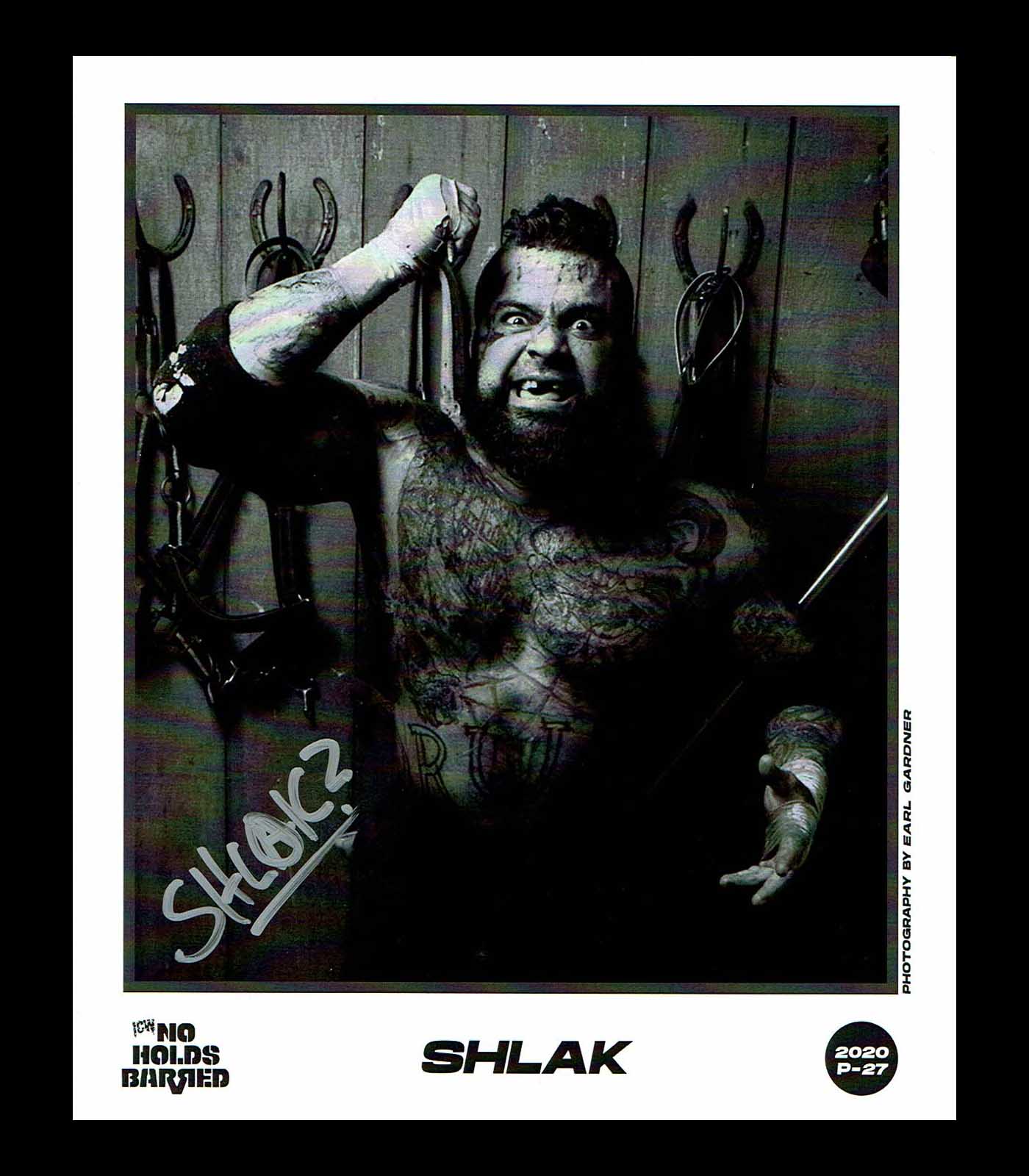 Shlak Signed ICW Photo COA