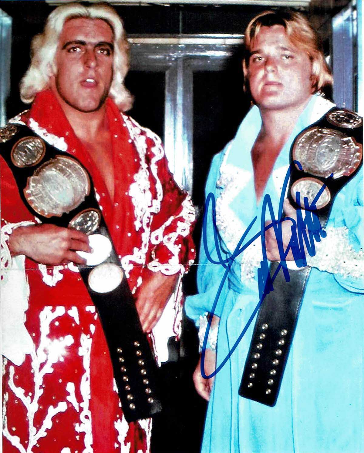 Greg Valentine Pose 14 Signed Photo COA
