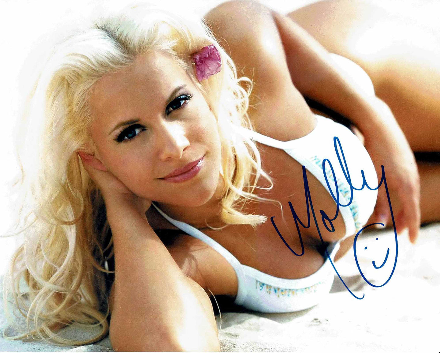 Molly Holly Pose 7 Signed Photo COA