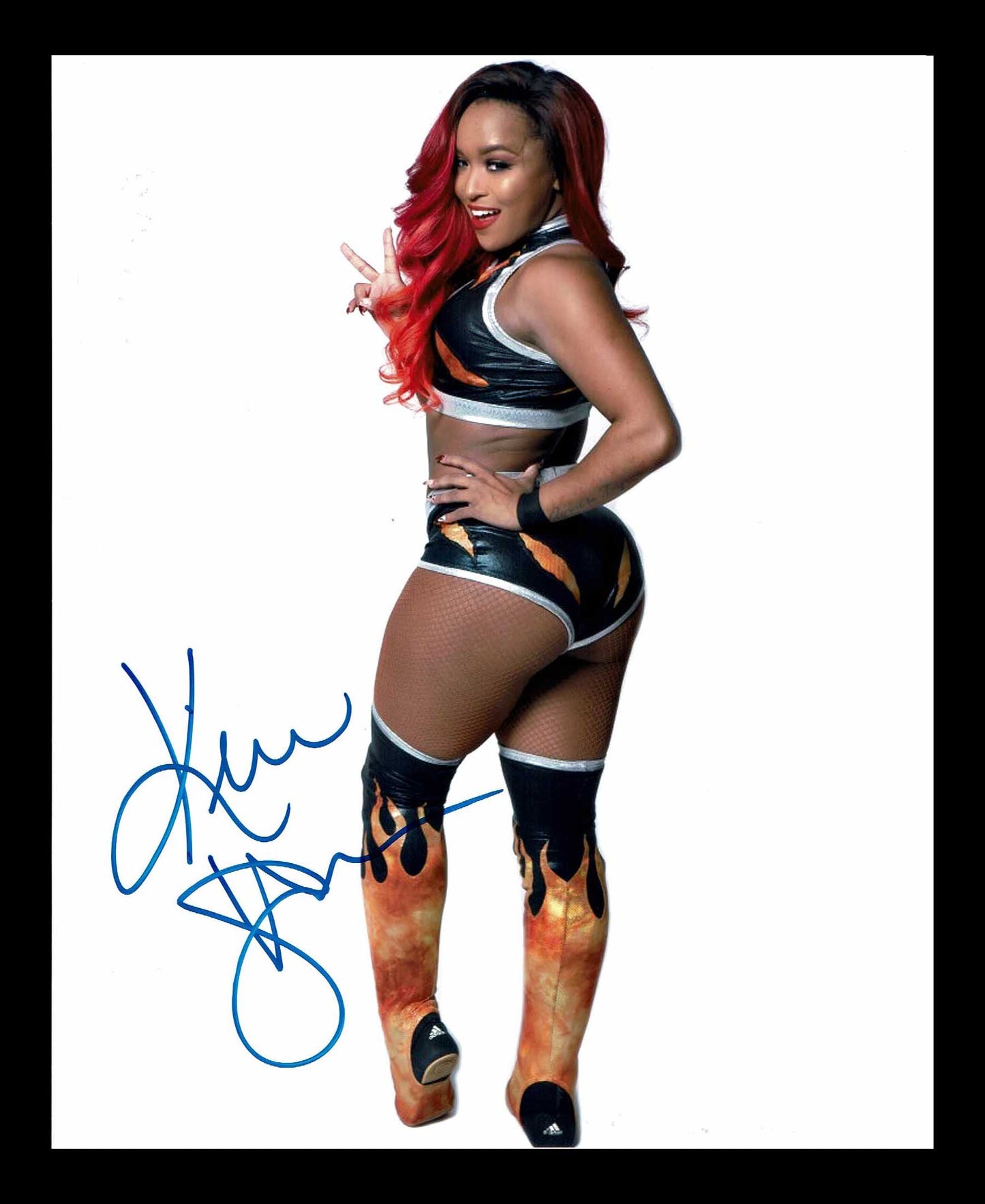 Kiera Hogan Pose 2 Signed Photo COA