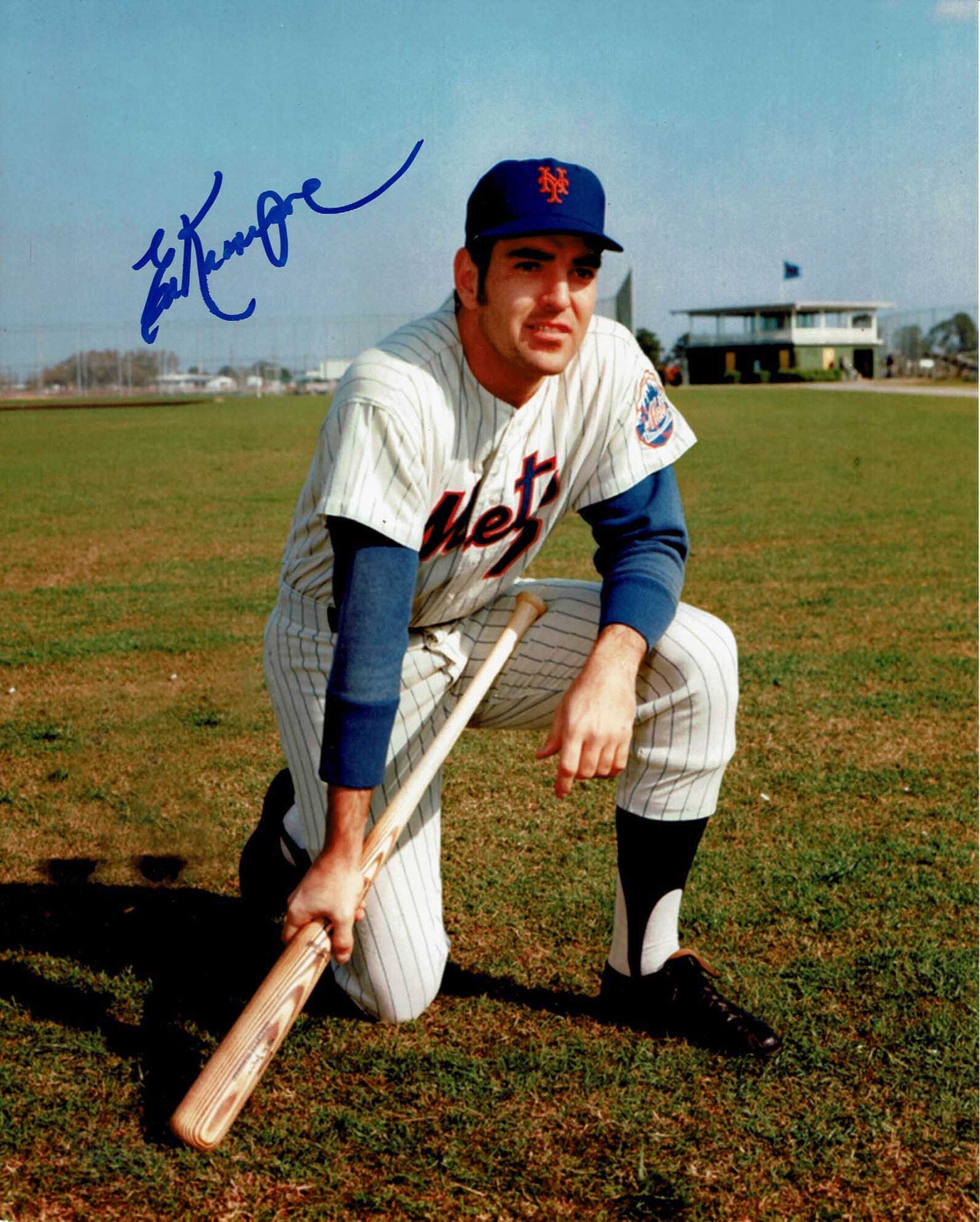 Ed Kranepool Pose 2 Signed Photo COA