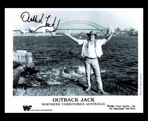 Outback Jack Pose 2 Signed Photo COA