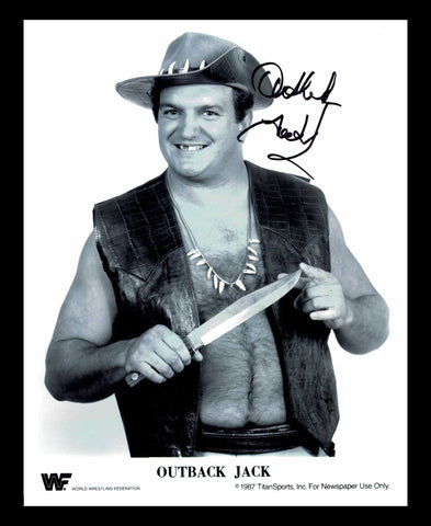 Outback Jack Pose 3 Signed Photo COA