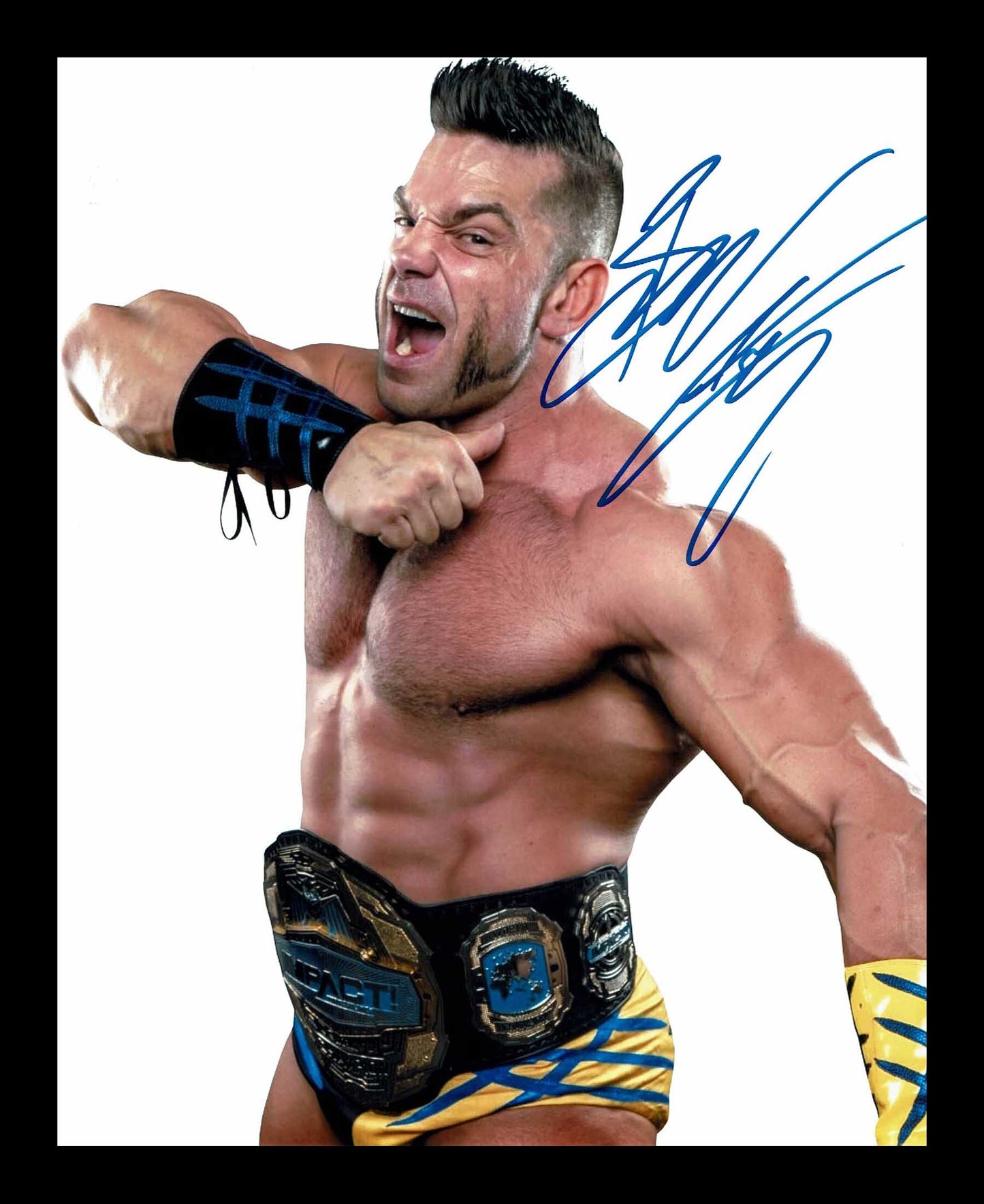 Brian Cage Pose 3 Signed Photo COA