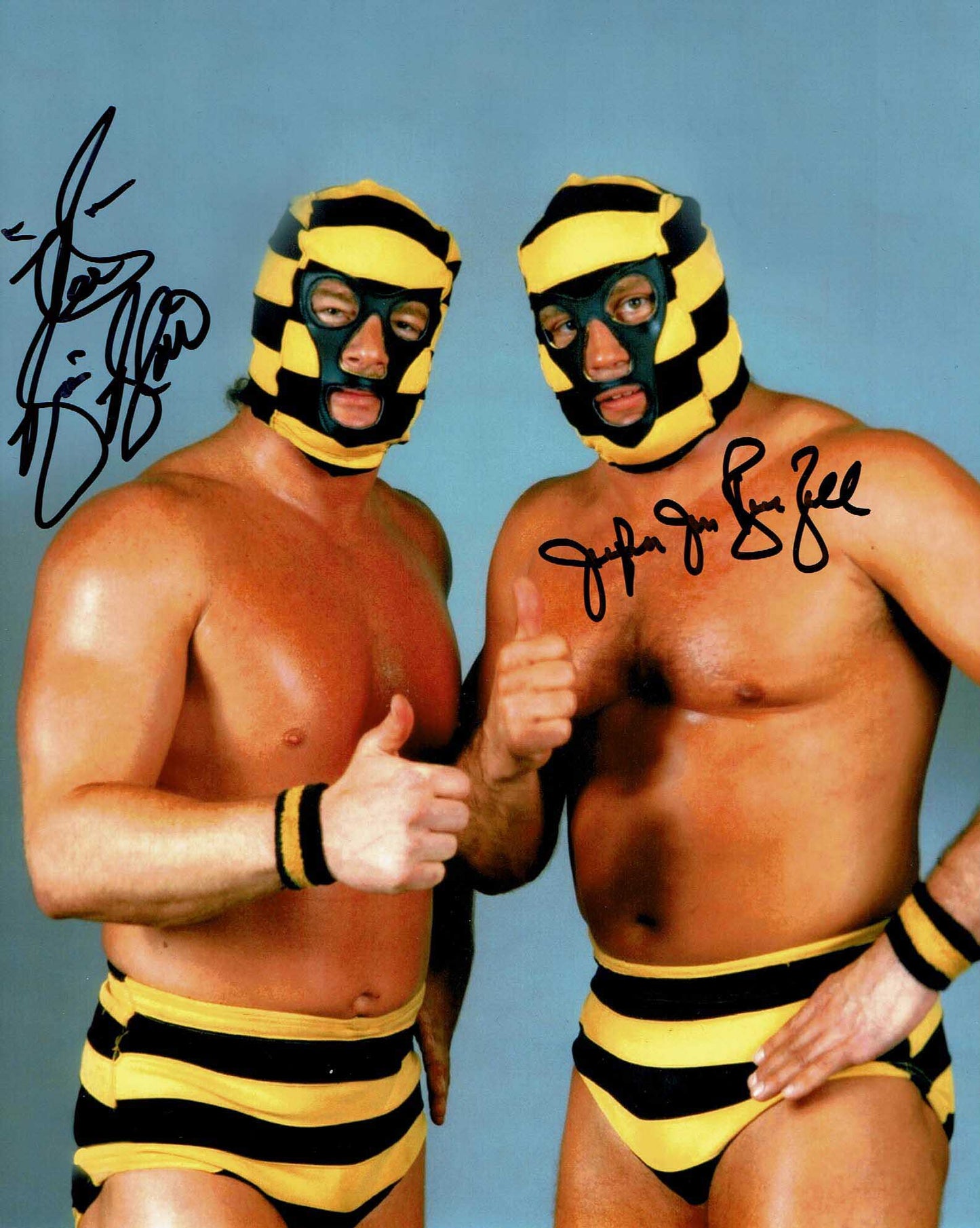 The Killer Bees (Blair & Brunzell) Pose 1 Signed Photo COA