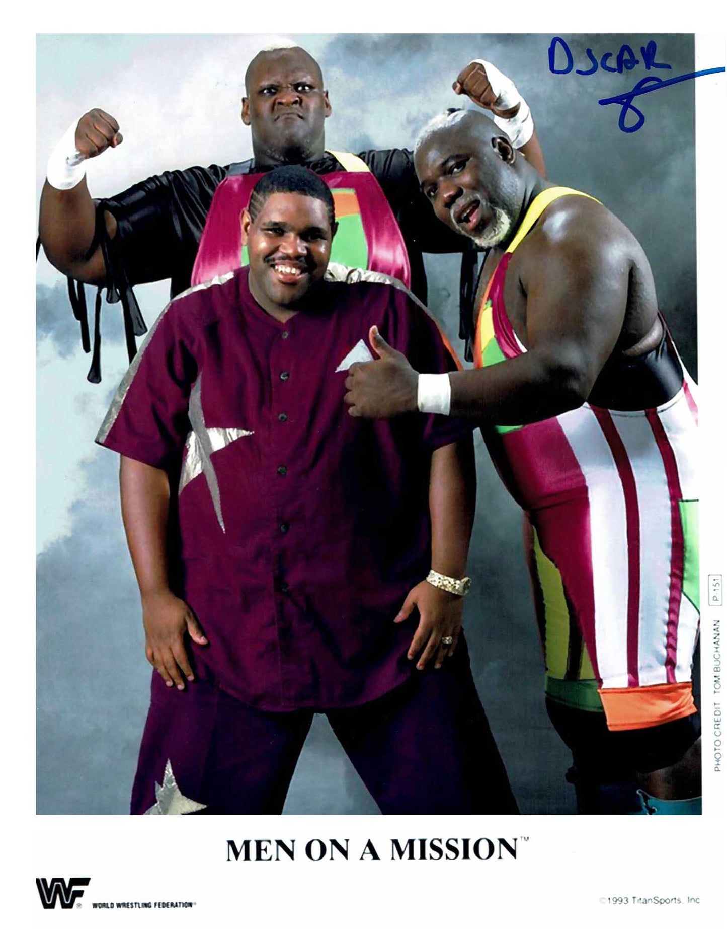 Oscar (Men On a Mission) Signed COA