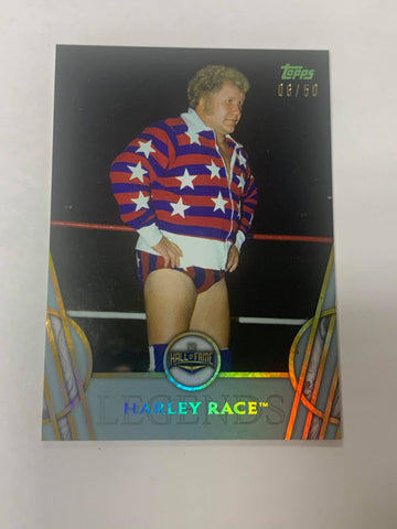 Harley Race 2018 Topps WWE Hall of Fame Parallel #/50 (Only 50 Made)