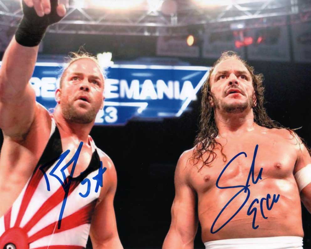 Rob Van Dam RVD & Sabu Dual Signed Photo COA