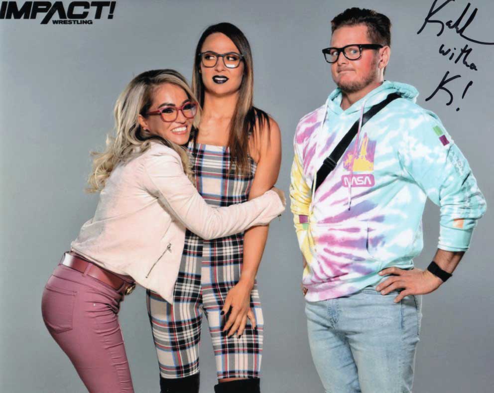 Kaleb with a K Signed 8x10 Color Photo