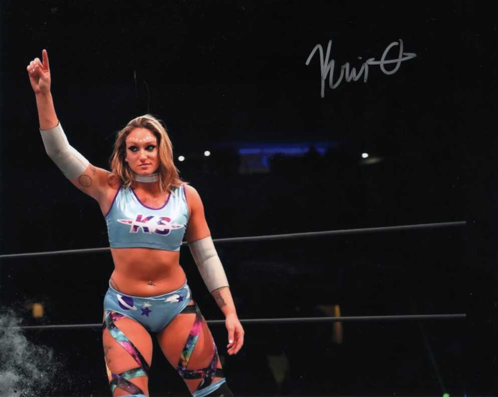 Kris Statlander Pose 1 Signed Photo COA