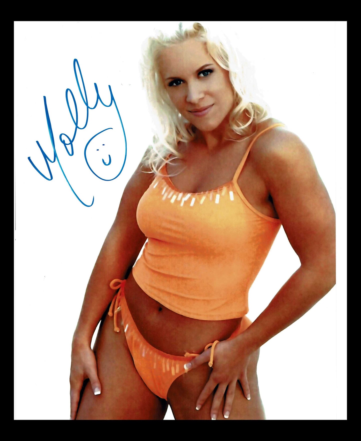 Molly Holly Pose 3 Signed Photo COA