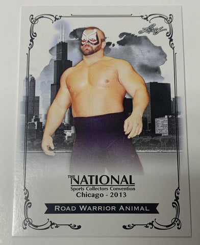 Road Warrior Animal 2013 Leaf National Sports Card Convention PROMO (Limited)