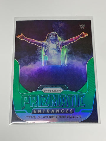 Finn Balor 2022 WWE Prizm “Prizmatic” Green Parallel Card #13