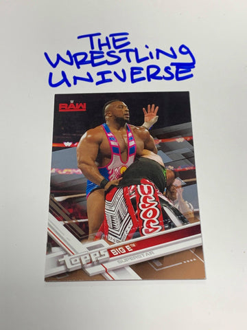 Big E WWE 2017 Topps Parallel Card #7