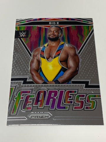 Big E 2022 WWE Prizm “Fearless” Insert Card #1