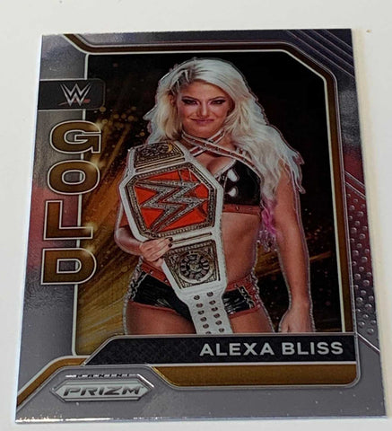 Alexa Bliss 2022 WWE Prizm “GOLD” Insert Card #6