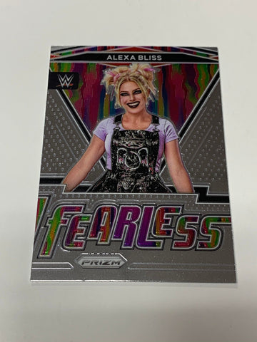 Alexa Bliss 2022 WWE Prizm “Fearless” Insert Card #5