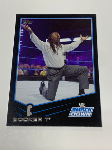 Booker T 2013 WWE Topps Black Parallel Card #48