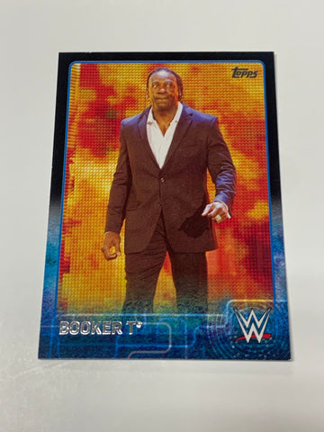 Booker T 2015 WWE Topps Black Parallel Card #10