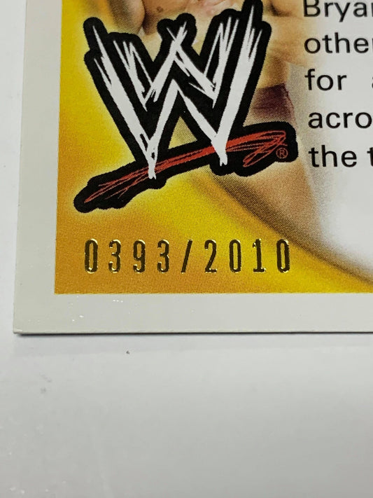 Daniel Bryan 2010 WWE Topps ROOKIE Blue Parallel #393/2010