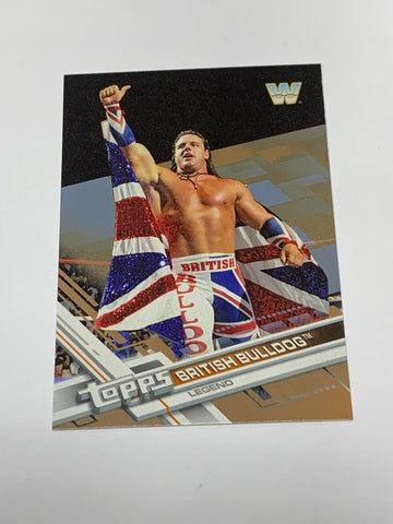British Bulldog 2017 WWE Topps BRONZE SP Card #184