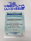 Carmella WWE 2019 Topps Woman’s Division Auto Card #/199