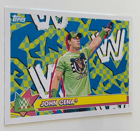 John Cena 2021 Topps Heritage Sticker Card #S-9