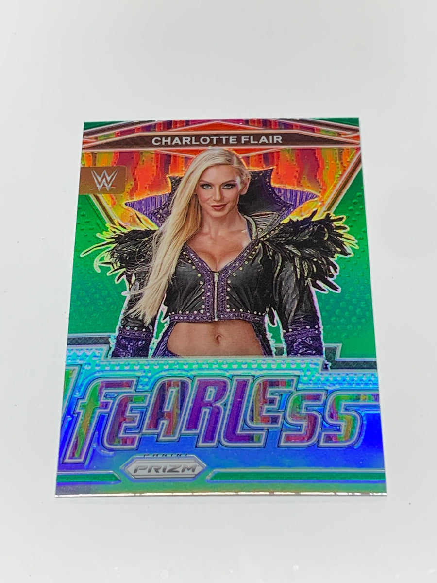 Charlotte deals Flair 2022 Panini Prizm WWE Champion Signatures Green