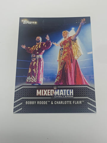 Bobby Roode Charlotte Flair 2018 Topps Mixed/Match Insert #/50