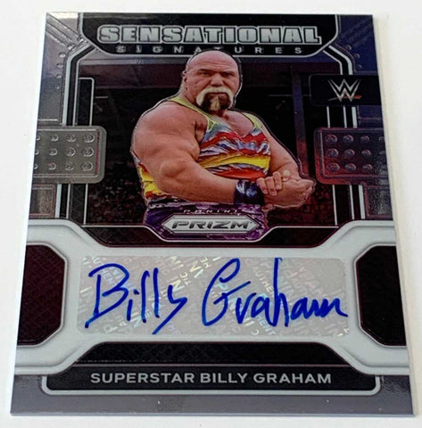 Superstar Billy Graham 2022 WWE Prizm Auto Card