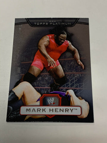 Mark Henry 2010 WWE Topps Platinum Card #29