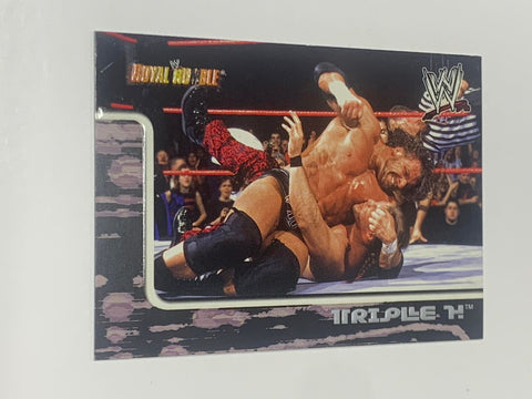 Triple H 2002 WWE Royal Rumble Card #53