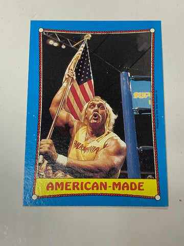 Hulk Hogan WWE 1987 Topps “American Made” #35