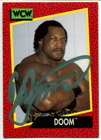 Ron Simmons Doom 1991 WCW Card #149 Signed