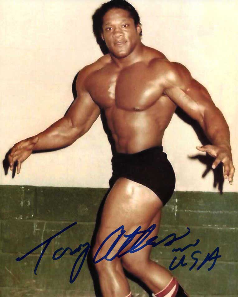 Tony Atlas Pose 11 Signed Photo COA