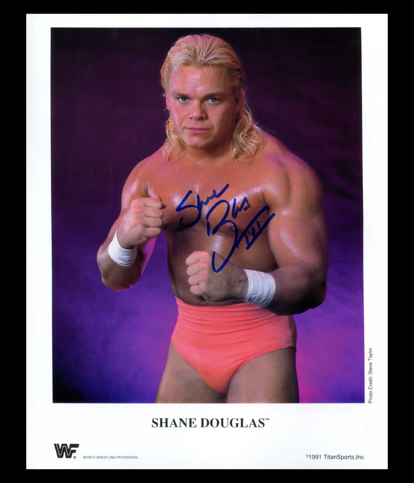 Shane Douglas Pose 9 Signed Photo COA
