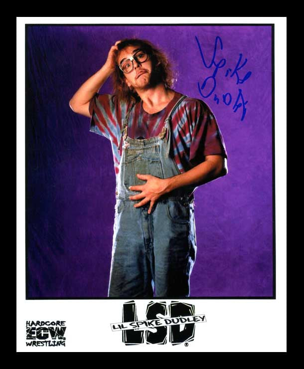 Spike Dudley Pose 8 Signed Photo COA