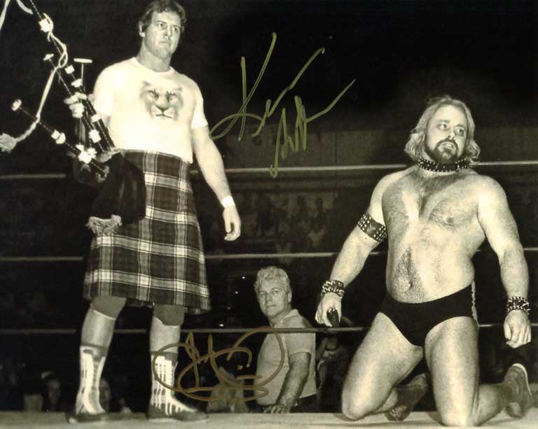 Kevin Sullivan & JJ Dillon Dual Signed Photo (Tough To Find) COA