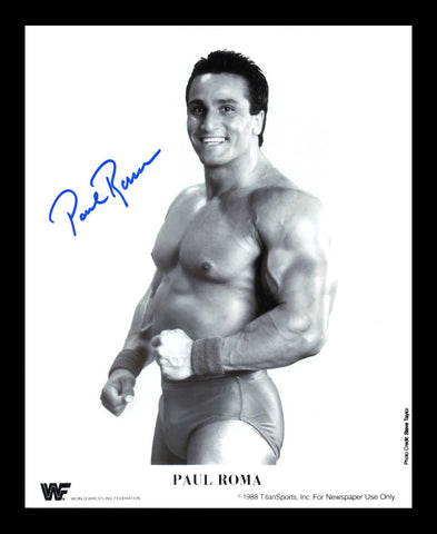 Paul Roma Pose 1 Signed Photo COA