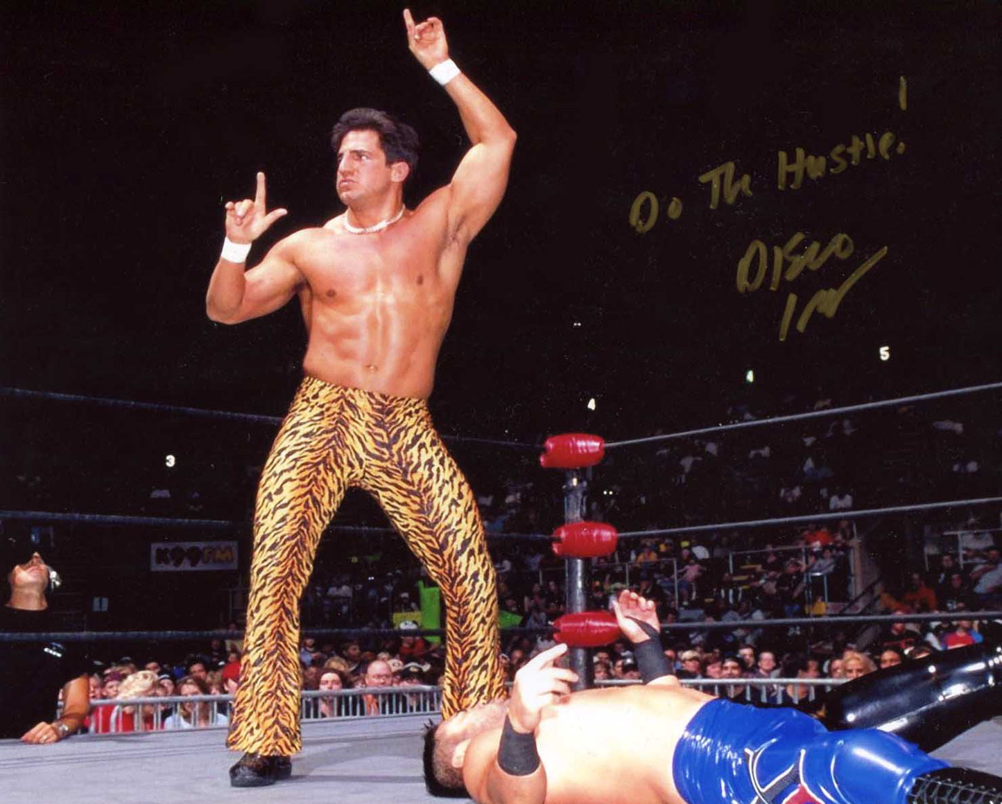 Disco Inferno "Do The Hustle" Pose 2 Signed Photo COA
